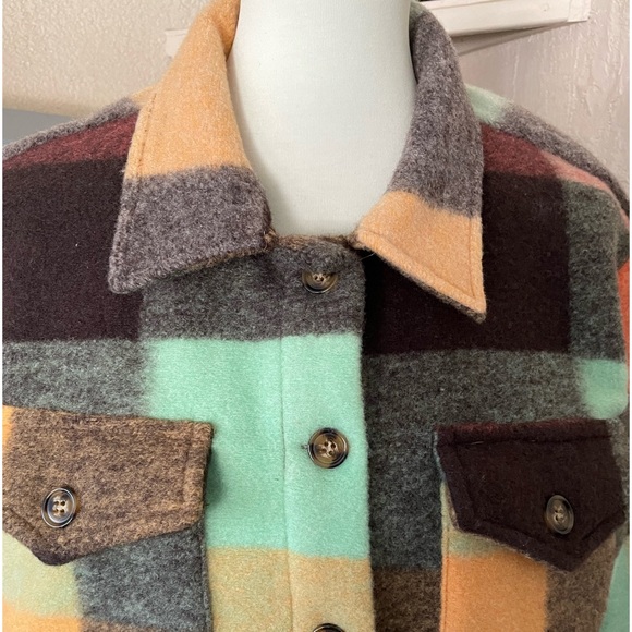 Cute Checkered Fleece Jacket - Picture 7 of 10